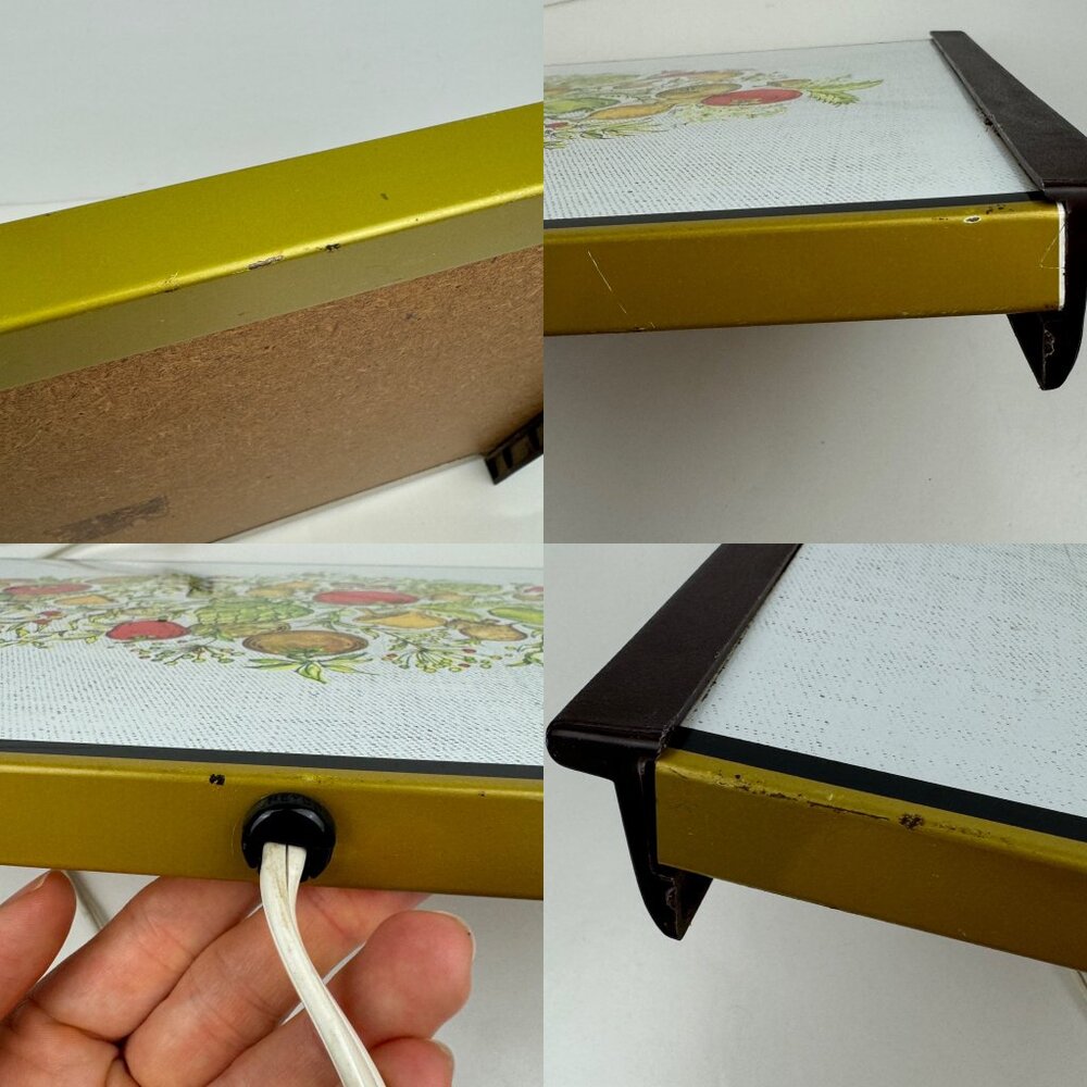 Vtg Spice of Life Electric Buffet Warming Food‎ Tray Retro Image Vegetables READ - Picture 8 of 11